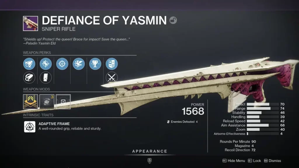 4: Defiance of Yasmin