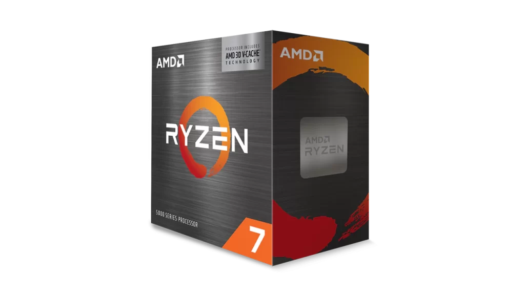 5:AMD Ryzen 7 5800X3D