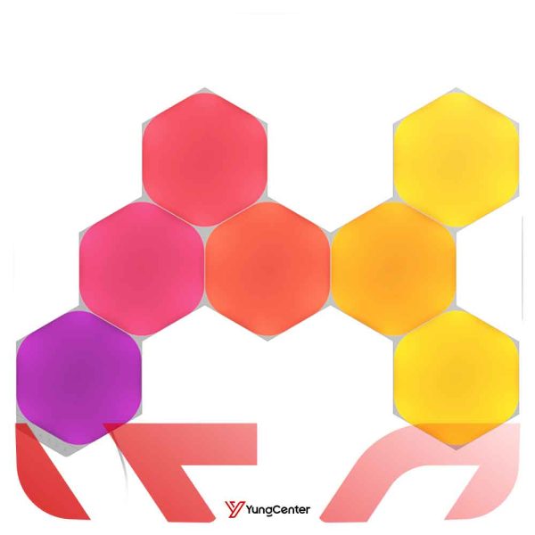 خرید پنل هوشمند روشنایی 9 تکه نانولیف مدل Hexagon Starter Kit